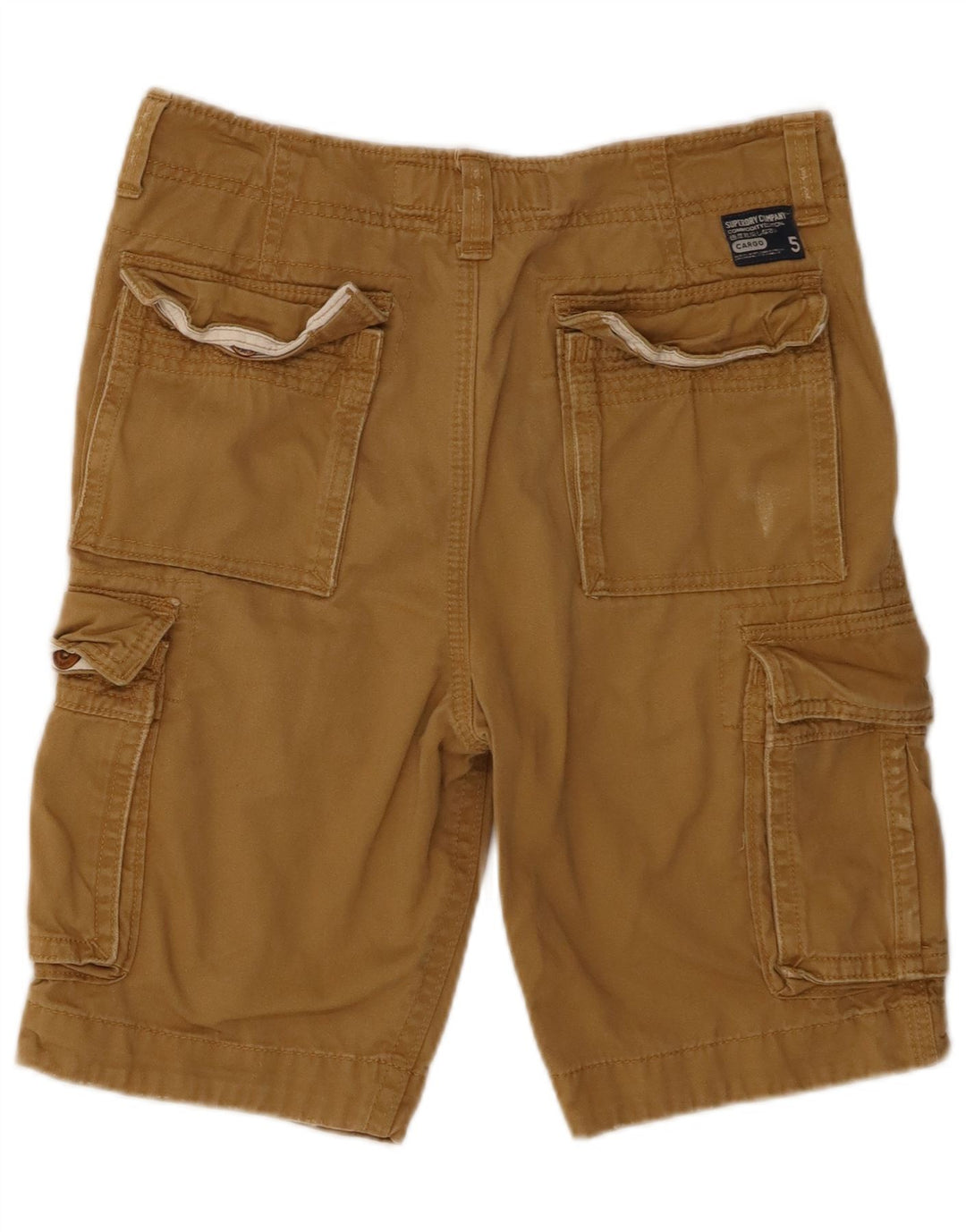 Superdry Short Cargo Homme Petit W29 Coton Beige