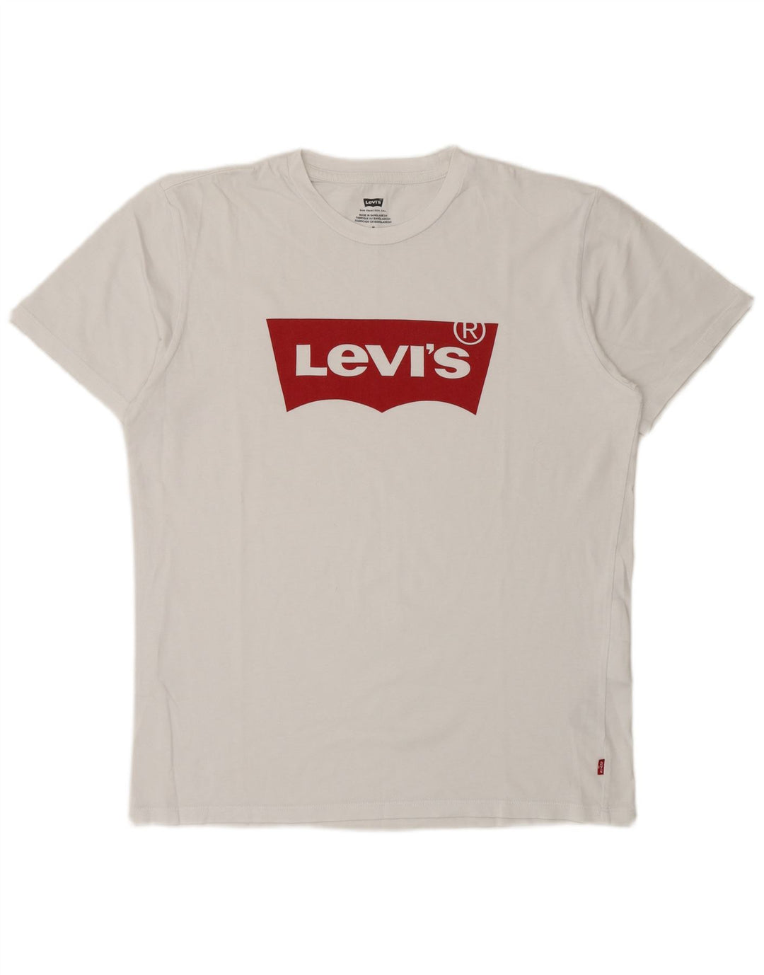 Levi's Tee-Shirt Graphique Homme Blanc Moyen Coton