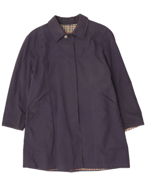 Pardessus réversible pour femme Vintage IT 47 XL Bleu marine