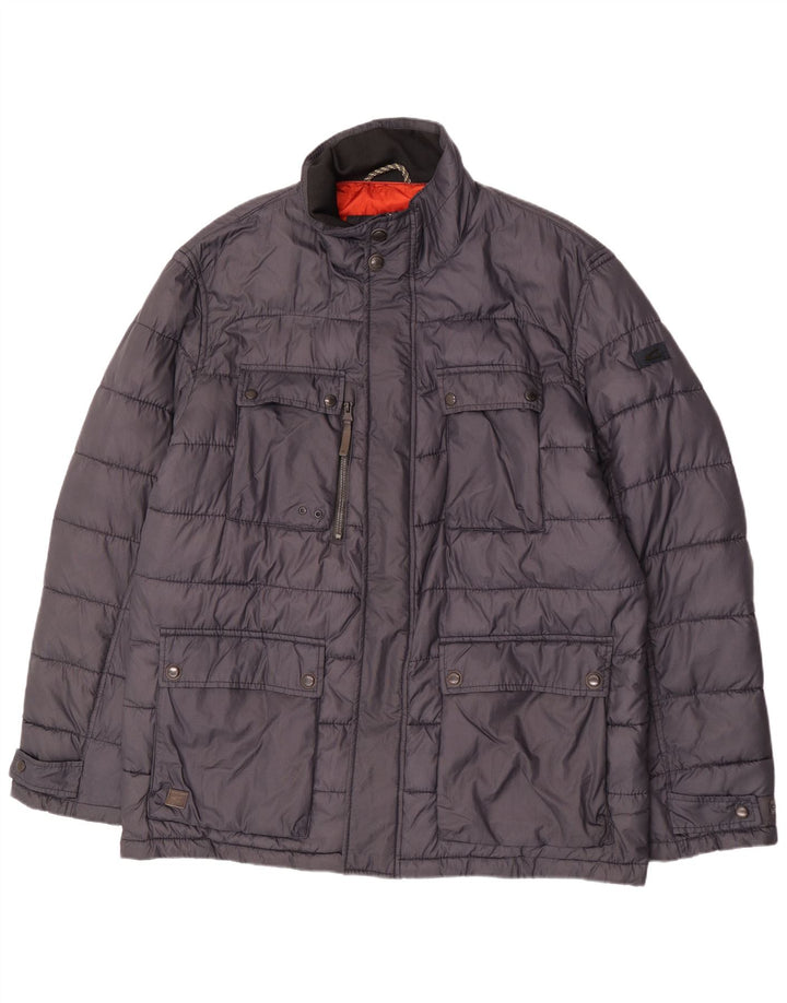 Camel Active Veste matelassée homme IT 58 4XL Gris Polyamide