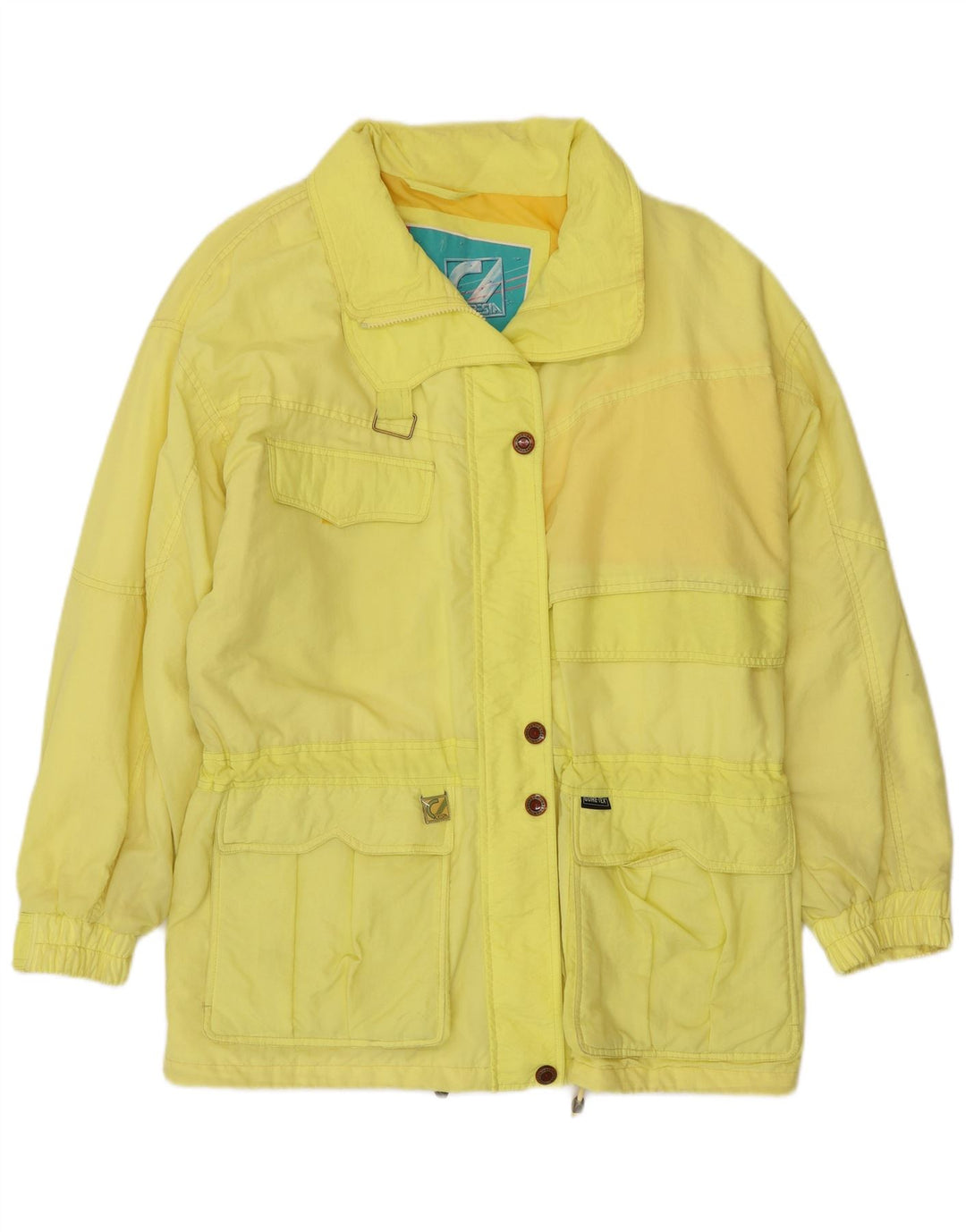 CRESTA Veste utilitaire surdimensionnée Gore-Tex pour femme EU 44 XL Jaune Polyamide
