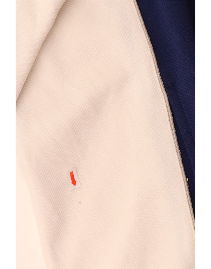 KAPPA Veste de survêtement graphique pour homme XL Bleu marine Colorblock Polyester