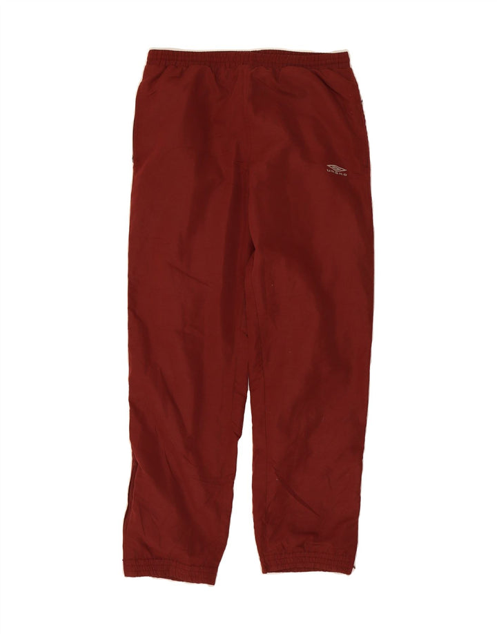 UMBRO Mens Tracksuit Trousers Joggers Small  Burgundy Vintage Umbro and Second-Hand Umbro from Messina Hembry 