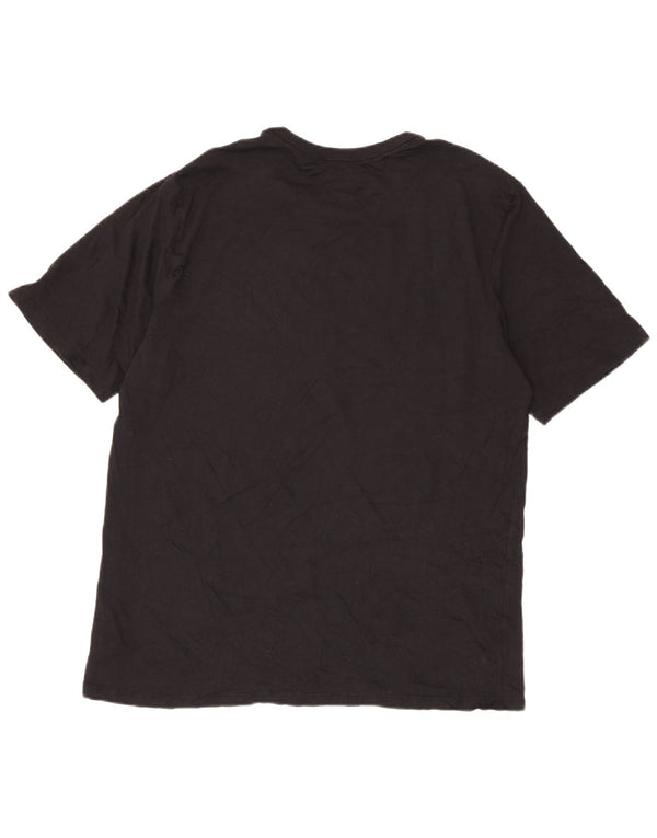 Champion T-Shirt Graphique Homme Top 2XL Coton Noir
