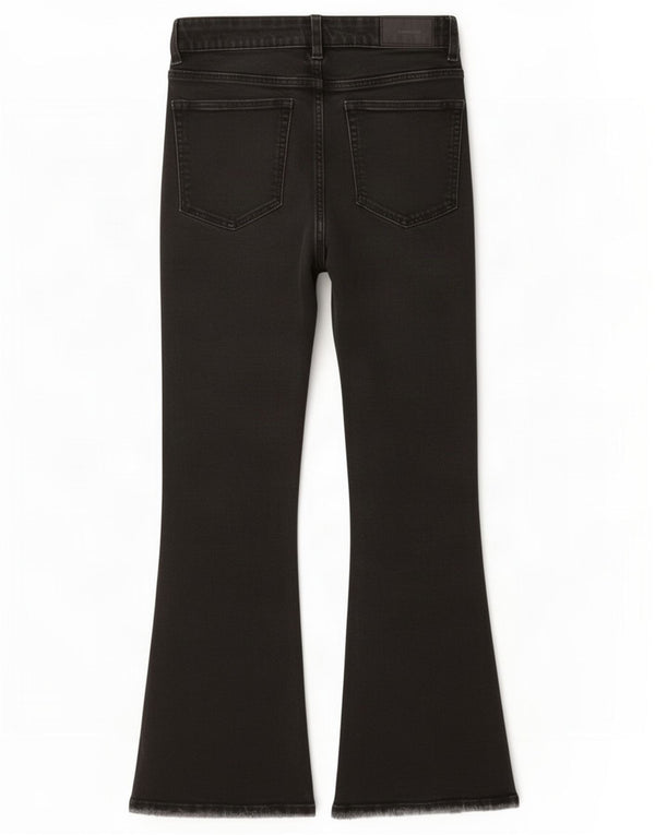 Zara Femme Jean évasé EU 36 XS W26 L26 Noir