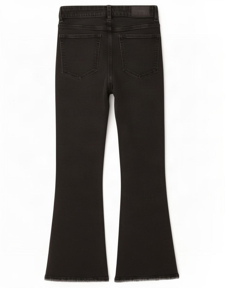 Zara Femme Jean évasé EU 36 XS W26 L26 Noir