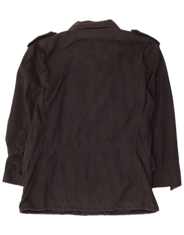 veste militaire homme vintage UK 40 Grand coton noir