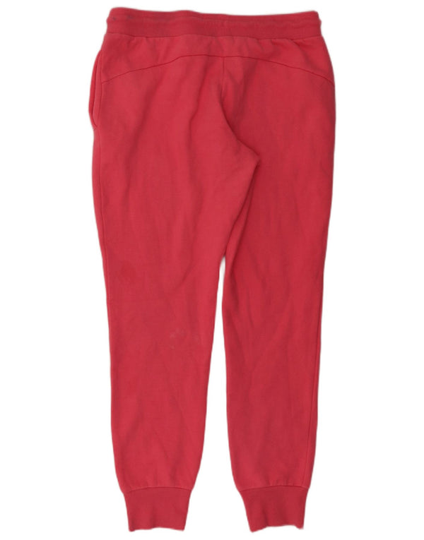Ellesse Pantalon de survêtement graphique pour femme, jogging UK 12, coton rose moyen