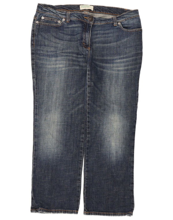 Benetton Jean Court W34 L25 Femme Bleu