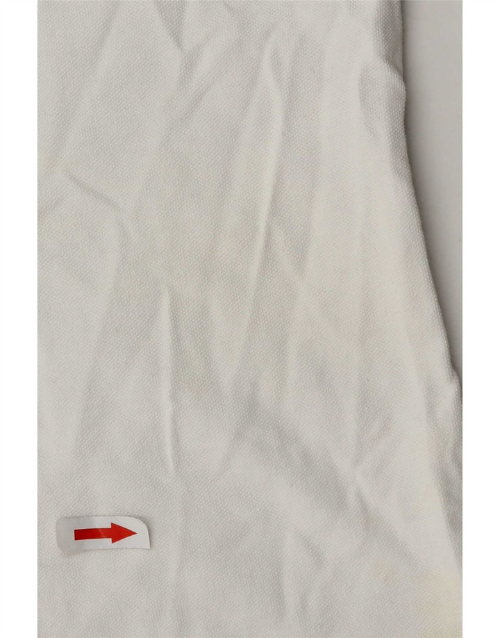 Diadora Polo Homme Coton Rayé Blanc Moyen