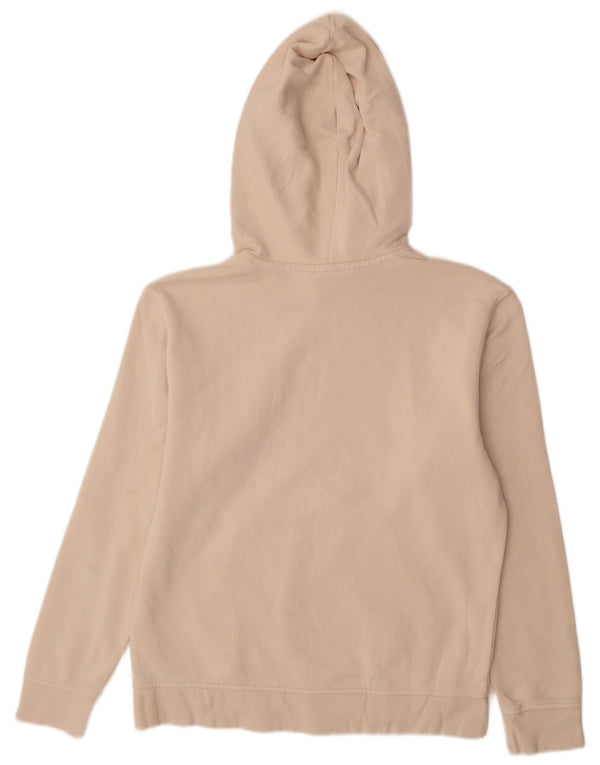 Adidas Pull à capuche surdimensionné pour femme UK 10 Petit coton beige