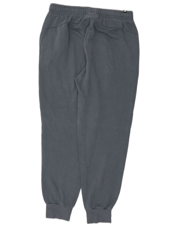 Puma Pantalon de survêtement pour homme en coton bleu marine Taille L