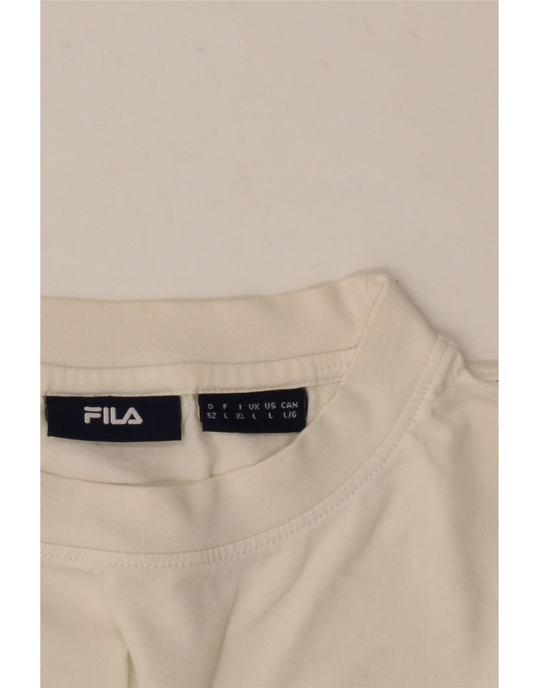 Fila T-Shirt Graphique Homme Grand Blanc