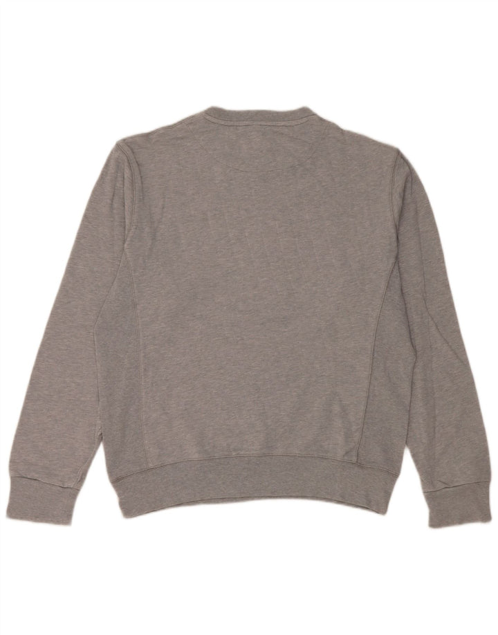 Avirex Sweat-shirt graphique coupe régulière pour homme, grand, gris, coton