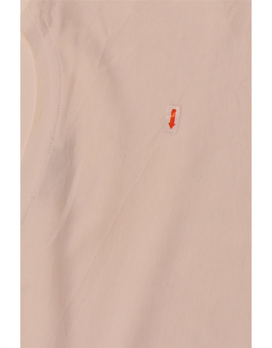 Zara Femme Chemisier Top UK 14 Moyen Blanc Coton
