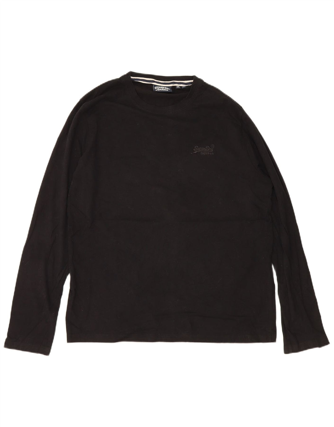 Superdry Haut à manches longues pour homme 2XL Noir Coton