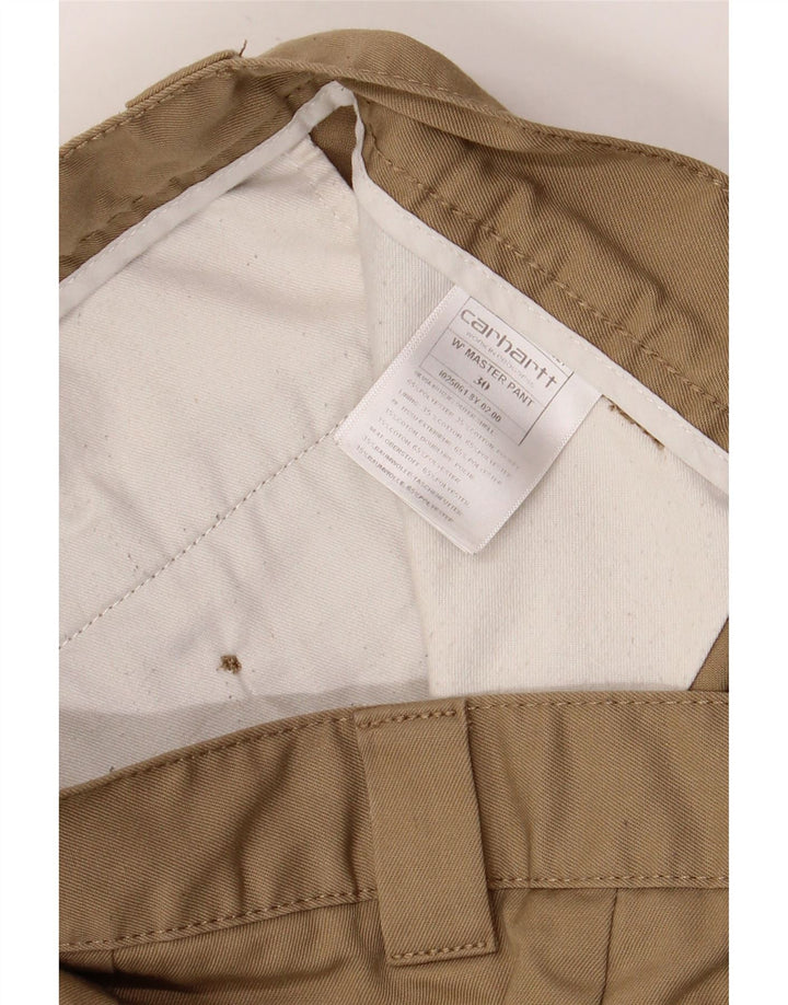 Carhartt Pantalon Chino Droit Homme W30 L30 Beige Polyester