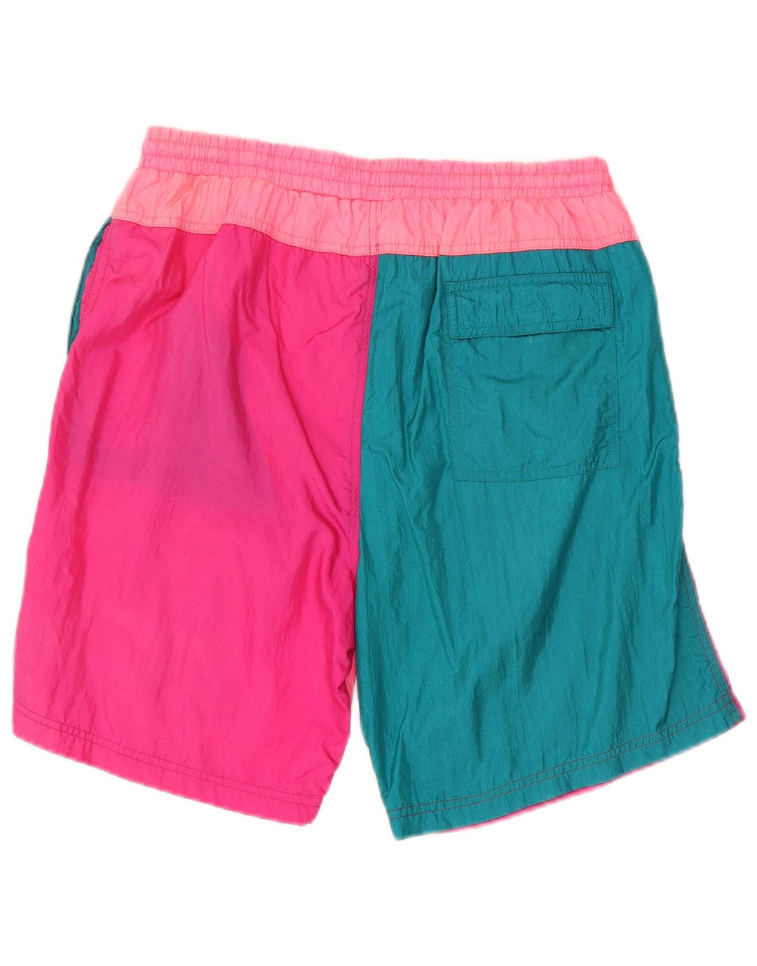 Maillots de bain vintage pour hommes XL Pink Colourblock Polyamide