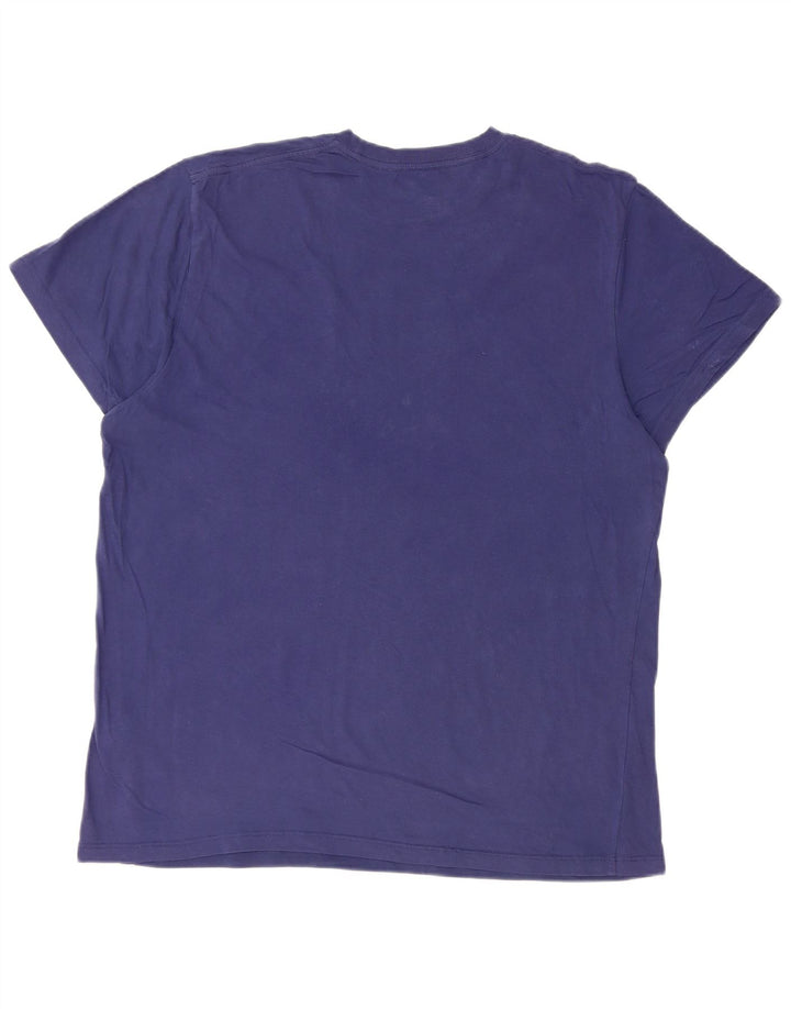 VANS T-shirt graphique ajusté sur mesure pour homme XL en coton bleu