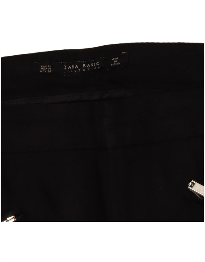 Zara Pantalon décontracté slim pour femme Medium W28 L28 Noir