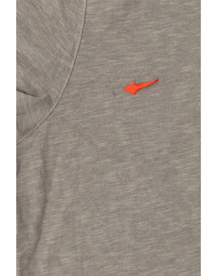 Superdry Homme T-Shirt Top Large Gris Moucheté Coton