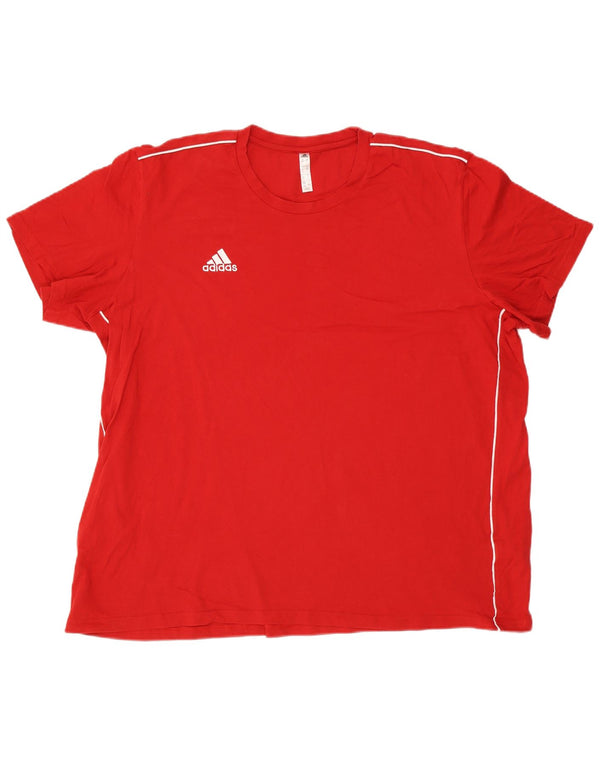 Adidas T-Shirt Homme Top 3XL Rouge Coton Sport