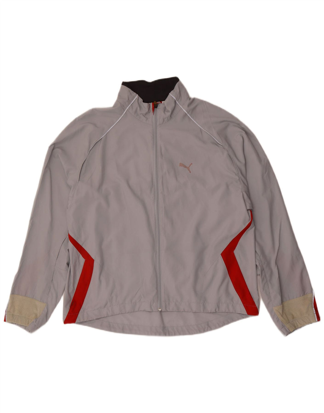 Puma Veste de Survêtement Homme XL Gris Colorblock Polyester