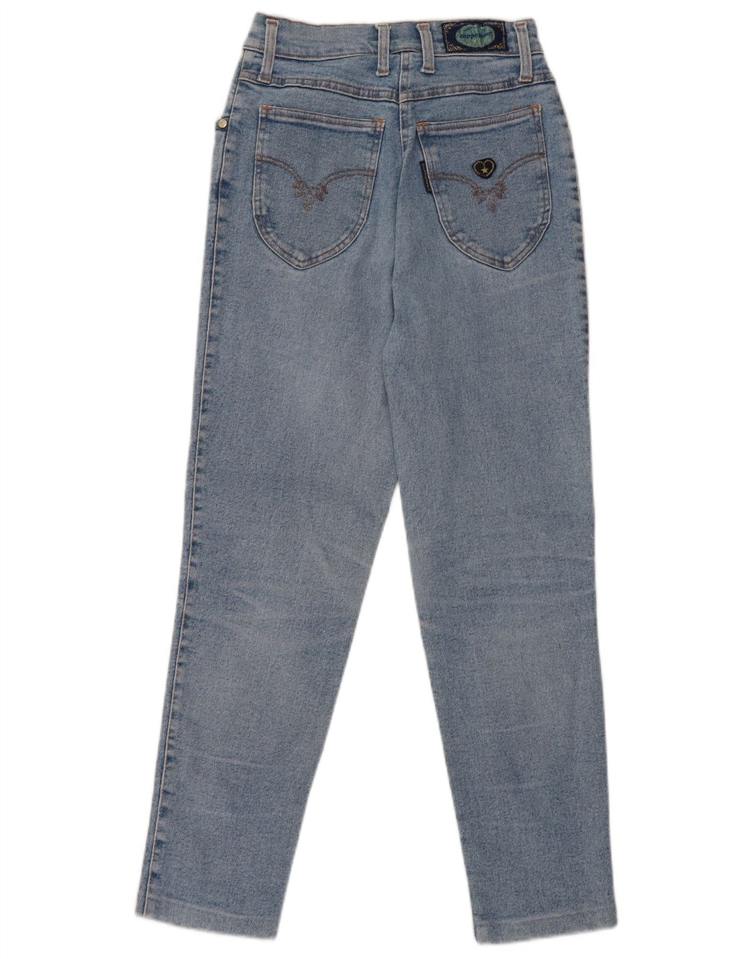 Cappopera Jean Slim Femme W26 L25 Bleu Coton