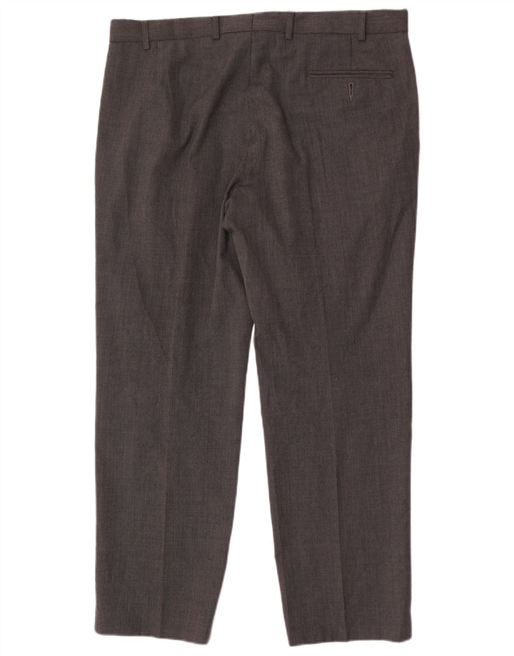 Marks & Spencer Pantalon de costume droit coupe droite pour homme W36 L29 Gris laine