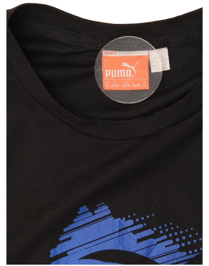 PUMA T-Shirt Graphique Homme XL Noir