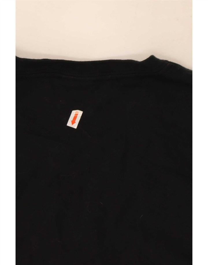 Nike T-shirt pour homme en coton color block Noir Large