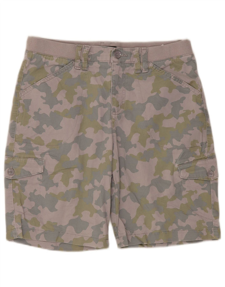 Lee Short cargo mi-hauteur pour femme US 6 Medium W30 Violet Camouflage Coton