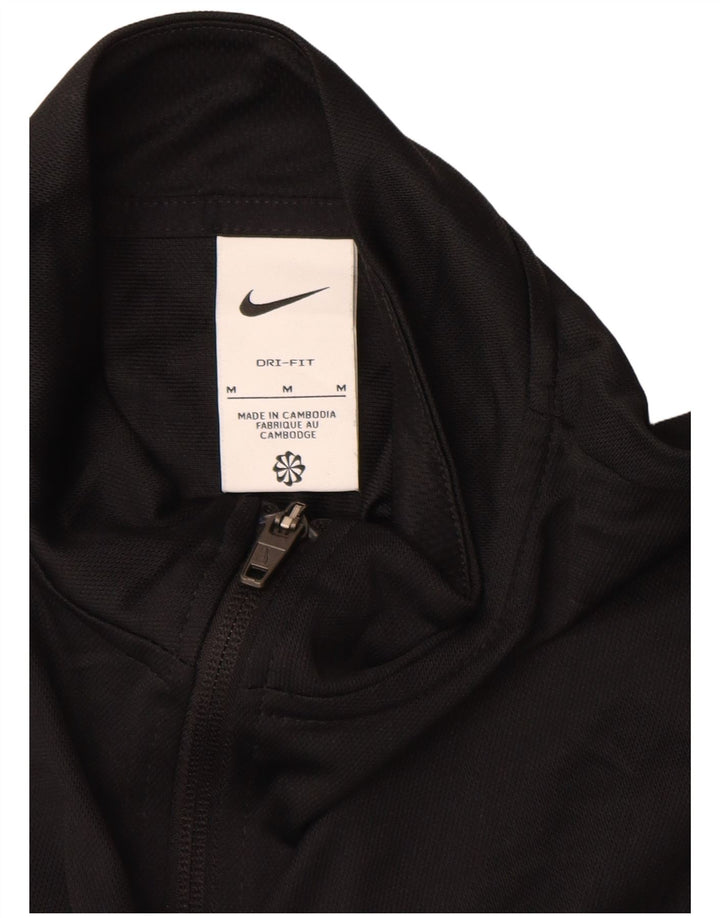 Veste de survêtement Nike Dri Fit pour femme UK 14 Polyester noir moyen