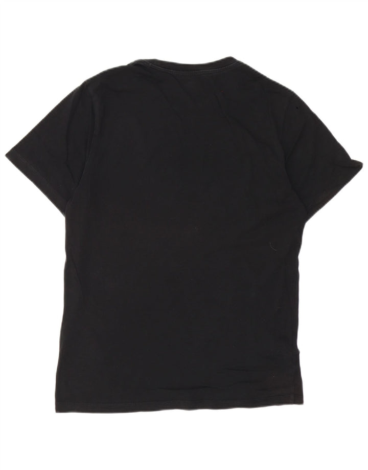 Nike T-shirt graphique pour homme en coton noir Taille S