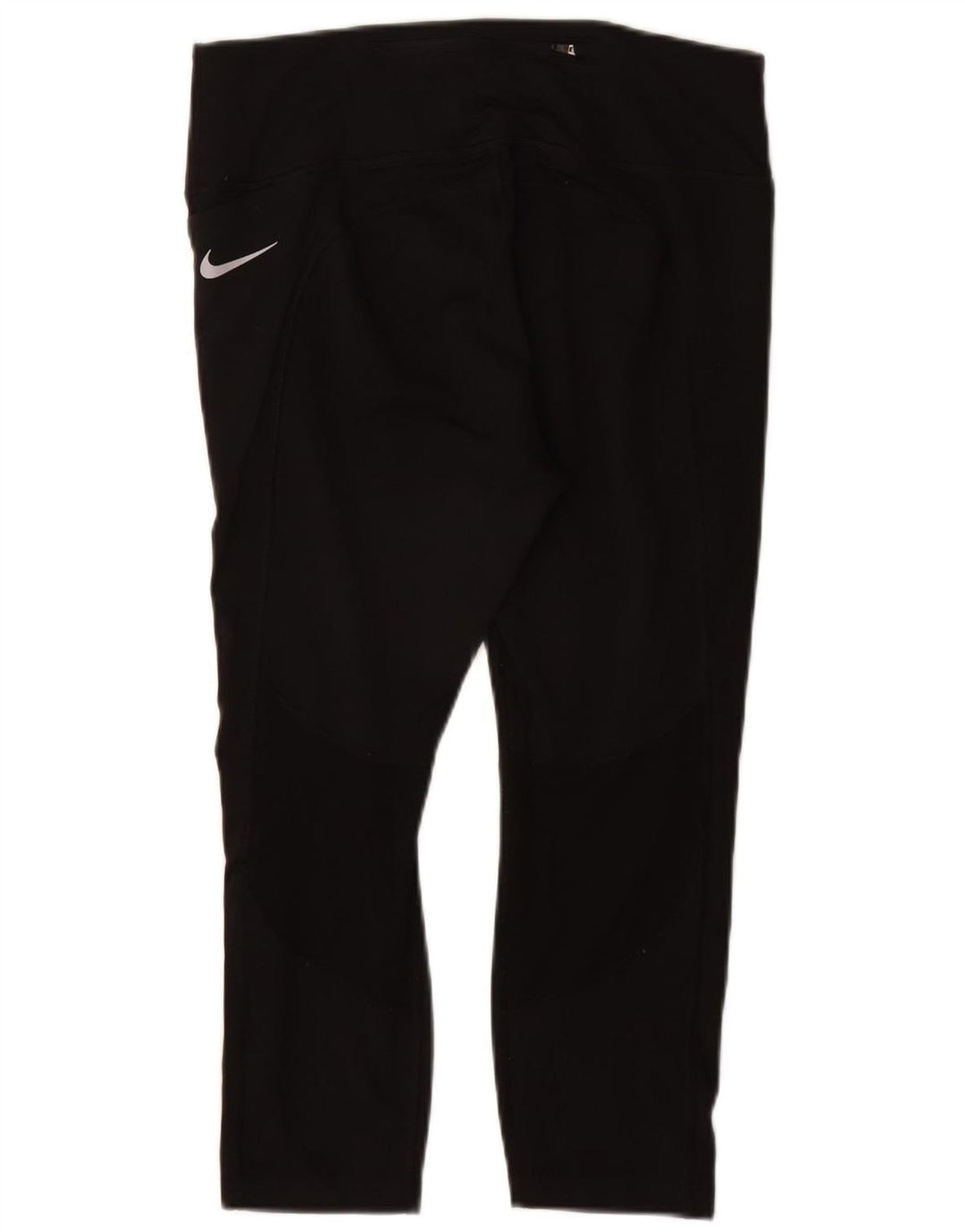 NIKE Legging Capri Dri Fit pour femme UK 14 Large Noir Polyester