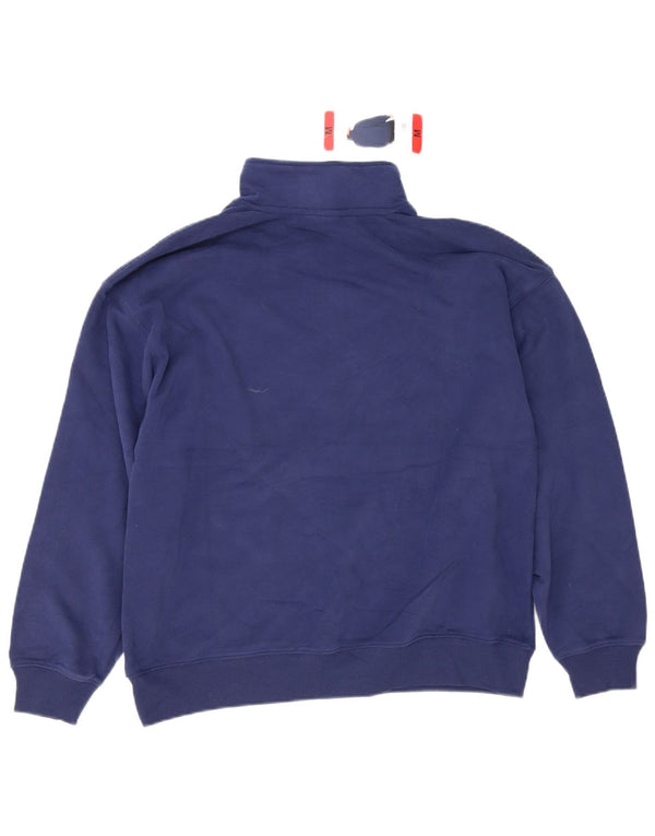 Champion Sweat-shirt à col zippé pour homme en coton bleu marine moyen