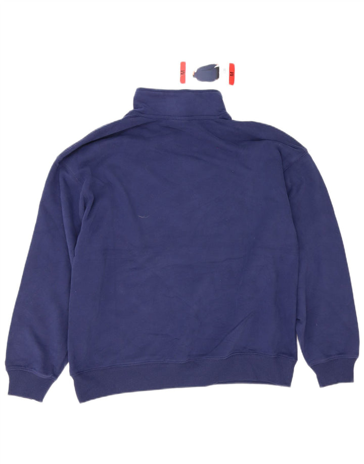 Champion Sweat-shirt à col zippé pour homme en coton bleu marine moyen