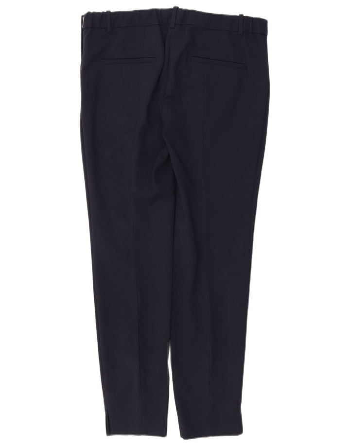 Pantalon Chino Slim Femme Zara XL W32 L29 Bleu Marine