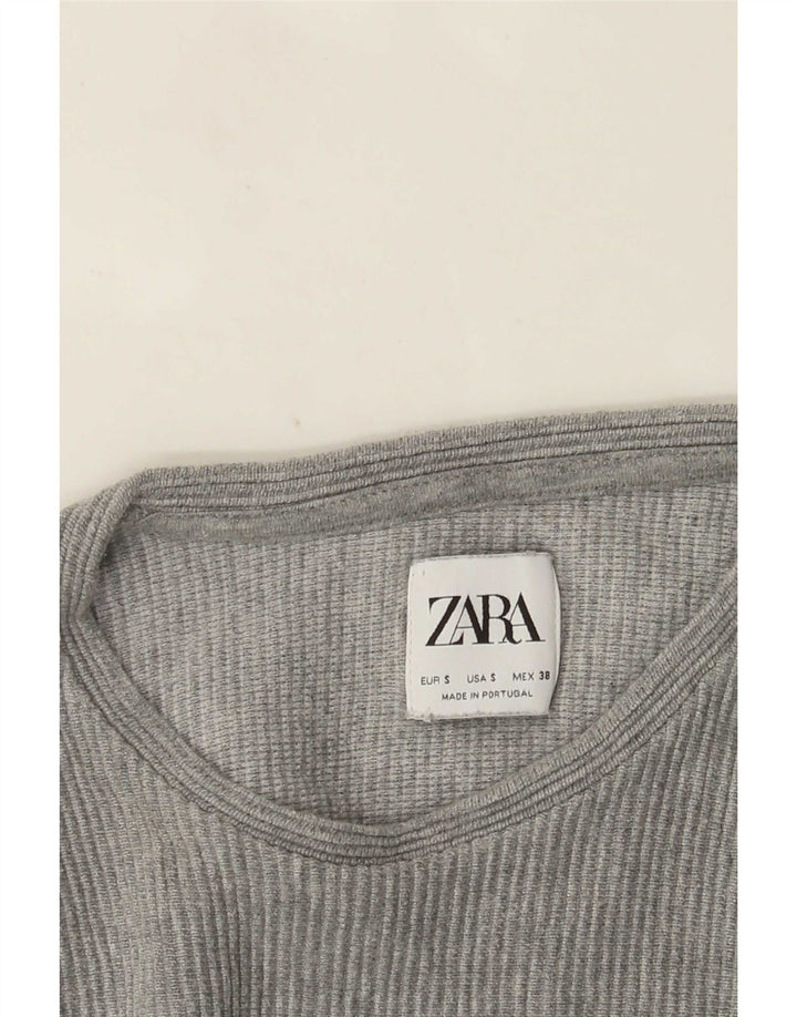 Zara Homme Top Manches Longues Petit Gris