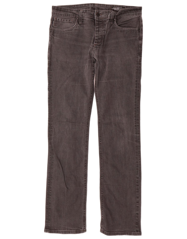 Jack & Jones Jean Droit Homme W34 L36 Gris Coton
