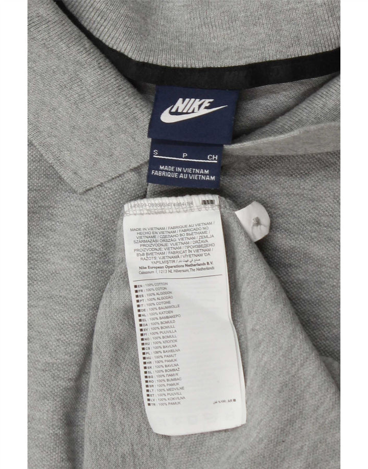 Nike Polo Homme Petit Gris Coton