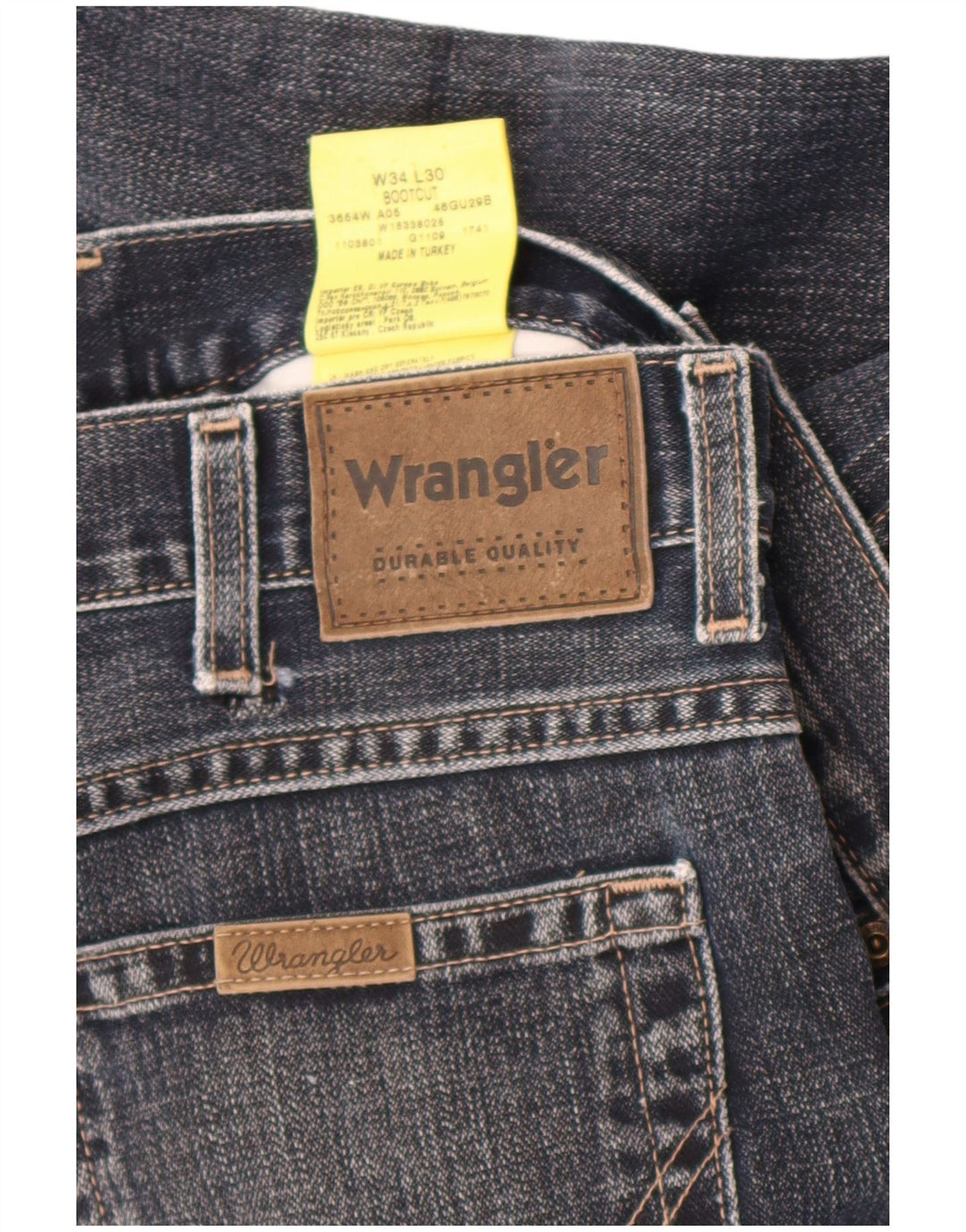 Wrangler Jean Bootcut Homme W34 L30 Bleu Marine Coton