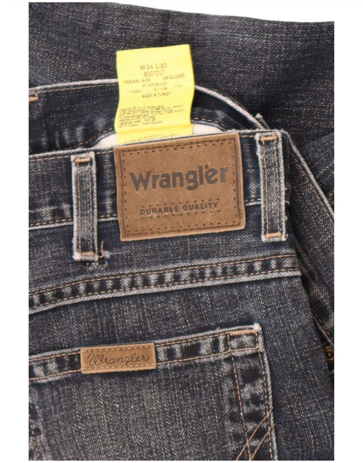 Wrangler Jean Bootcut Homme W34 L30 Bleu Marine Coton