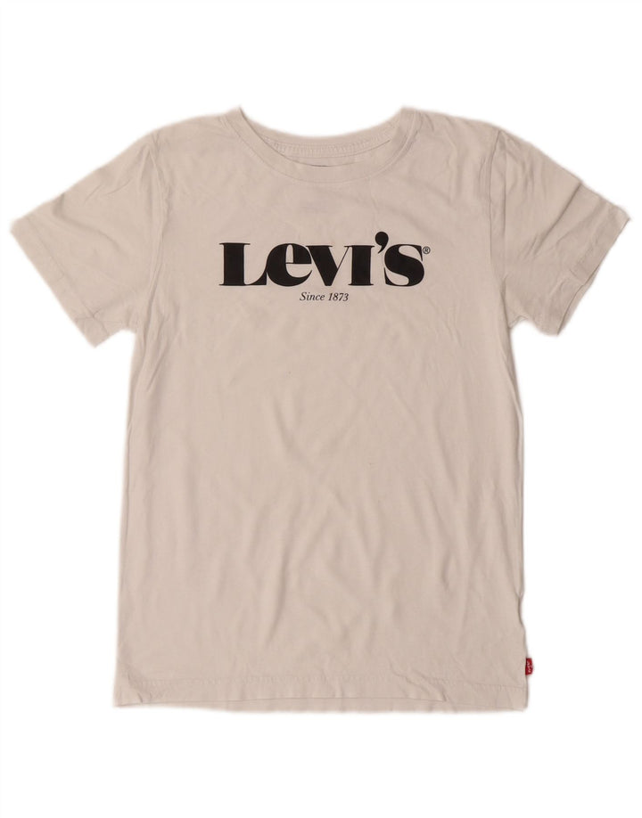 Levi's T-Shirt Graphique Garçon 13-14 ans Blanc