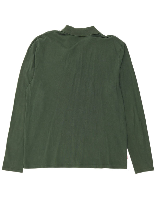 LEVI'S Polo à Manches Longues Homme Grand Vert Coton