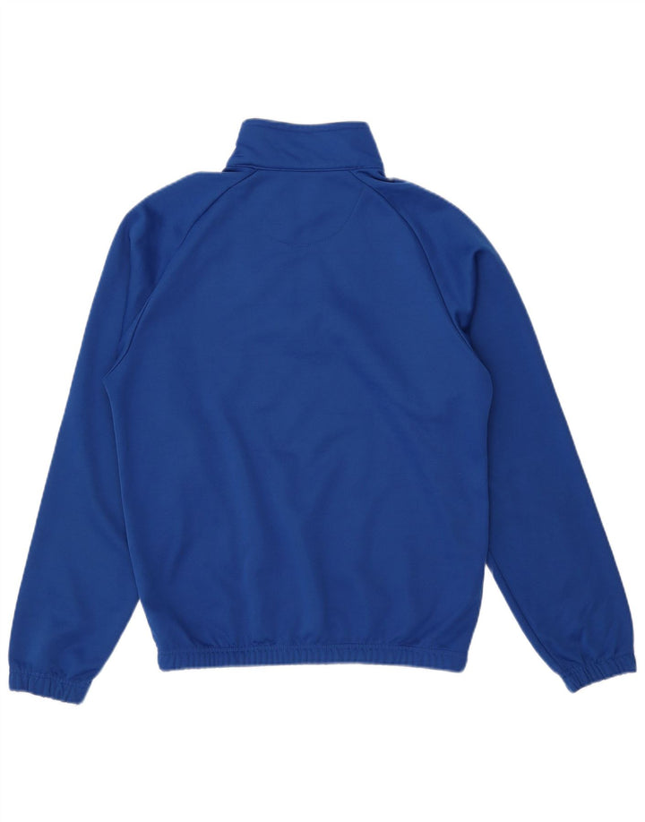 Kappa Haut de Survêtement à Col Zippé Homme Bleu Moyen Polyester