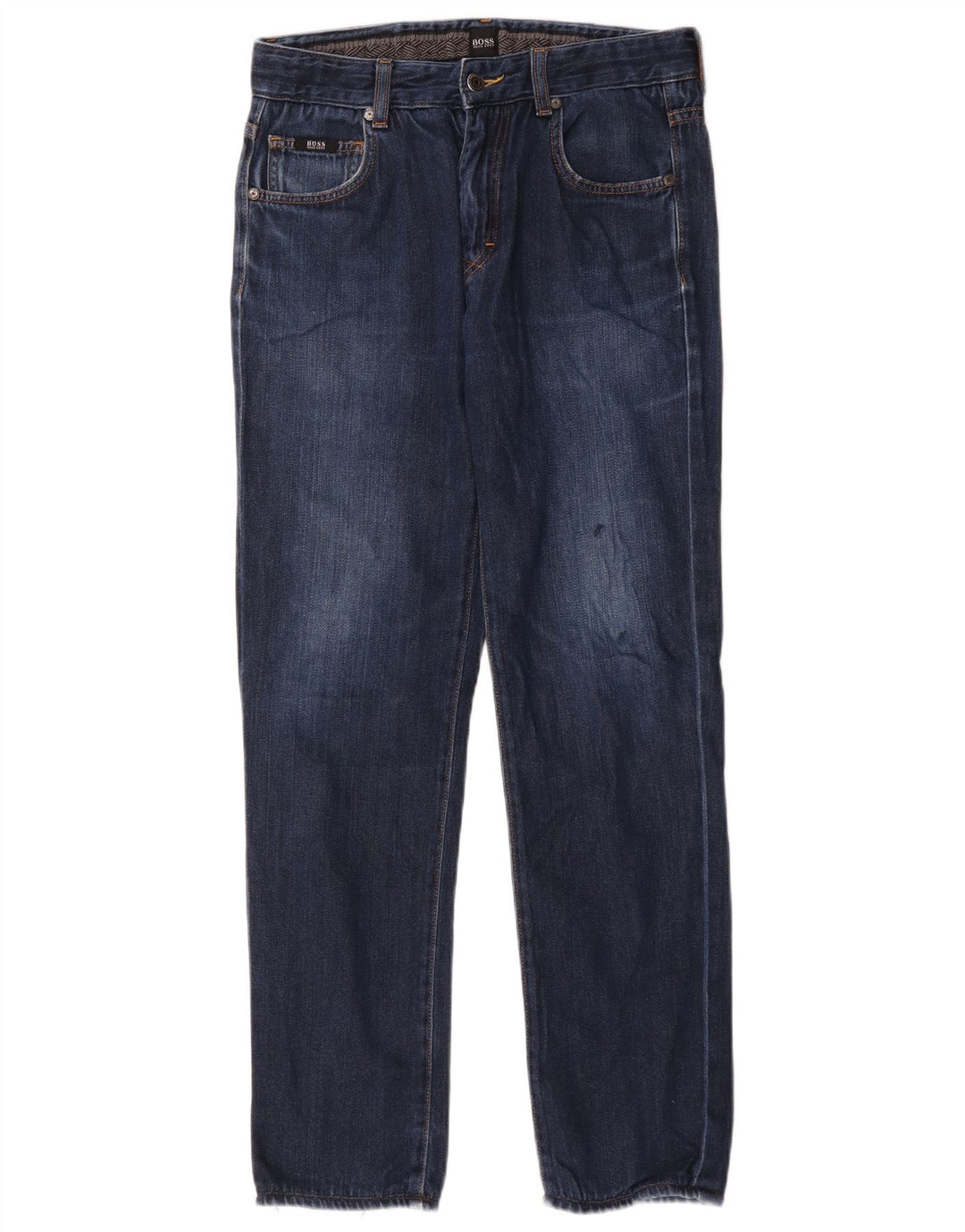 Hugo Boss Jean droit coupe droite W30 L29 bleu coton