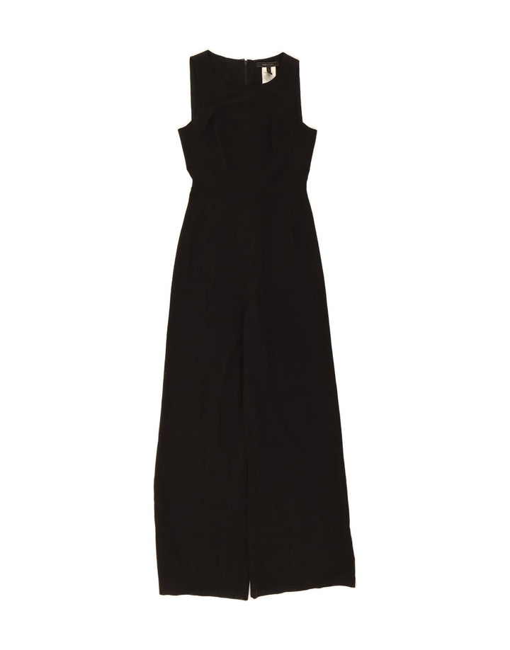 BCBGMAXAZRIA Womens Sleeveless Jumpsuit US 2 XS  Black Polyester Vintage BCBGMAXAZRIA and Second-Hand BCBGMAXAZRIA from Messina Hembry 