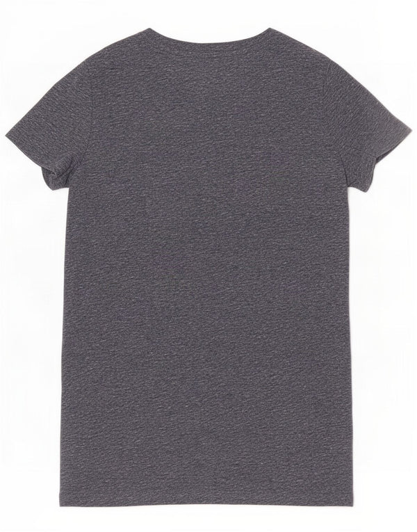Aeropostale T-shirt graphique pour femme UK 10 Small Bleu marine moucheté