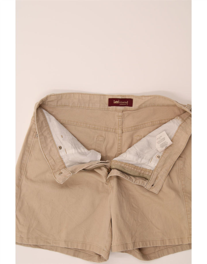 LEE Womens Chino Shorts US 10 Large W32 Beige Cotton Vintage Lee and Second-Hand Lee from Messina Hembry 